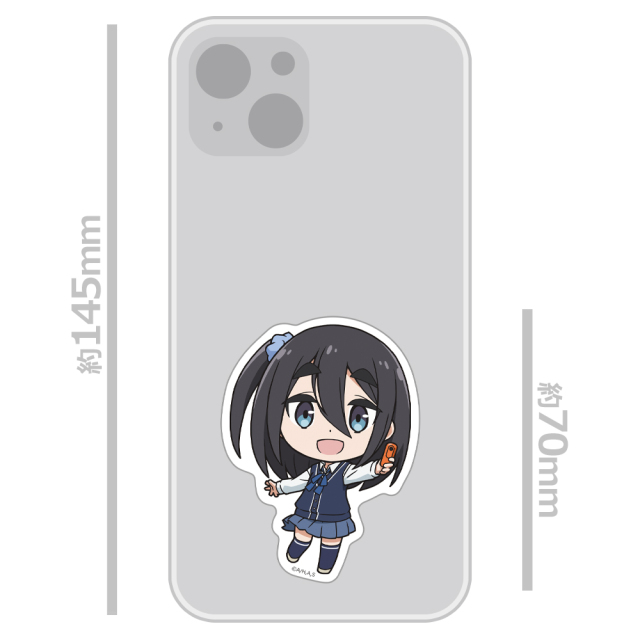 TVアニメ「mono」 ダイカットステッカー 雨宮さつき デフォルメver.