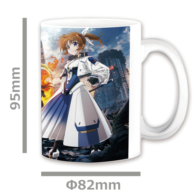 魔法少女リリカルなのは 複製原画 フィルム リボン 色紙 コップ マグカップ 皿 魔法少女リリカルなのは EXCEEDS Gun Blaze Vengeance マグカップ