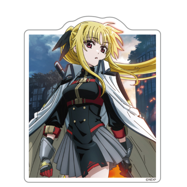 魔法少女リリカルなのは EXCEEDS Gun Blaze Vengeance ダイカットステッカー フェイト