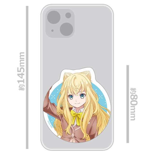 もめんたりー・リリィ ダイカットステッカー 河津ゆり