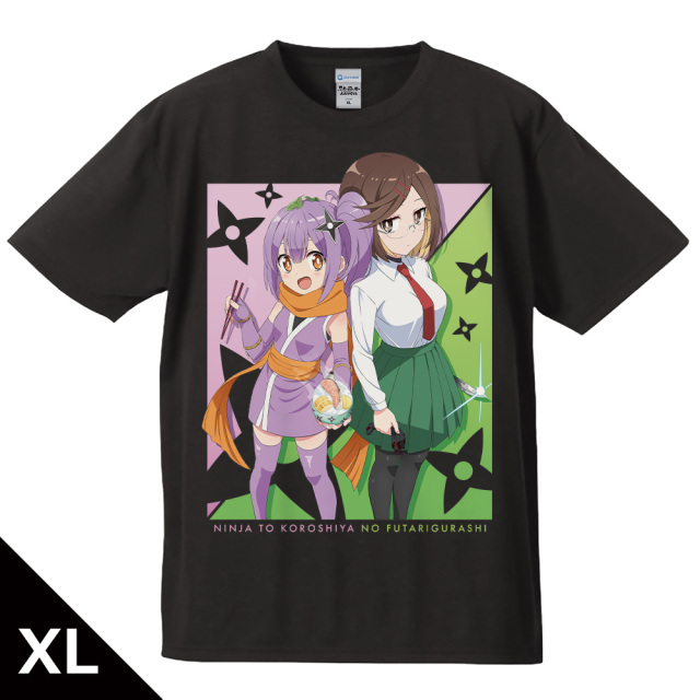 ROBOTICS;NOTES　tシャツ Mサイズ 忍者と殺し屋のふたりぐらし Tシャツ さとこ&このは