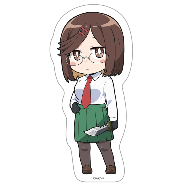 忍者と殺し屋のふたりぐらし ダイカットステッカー 古賀このは