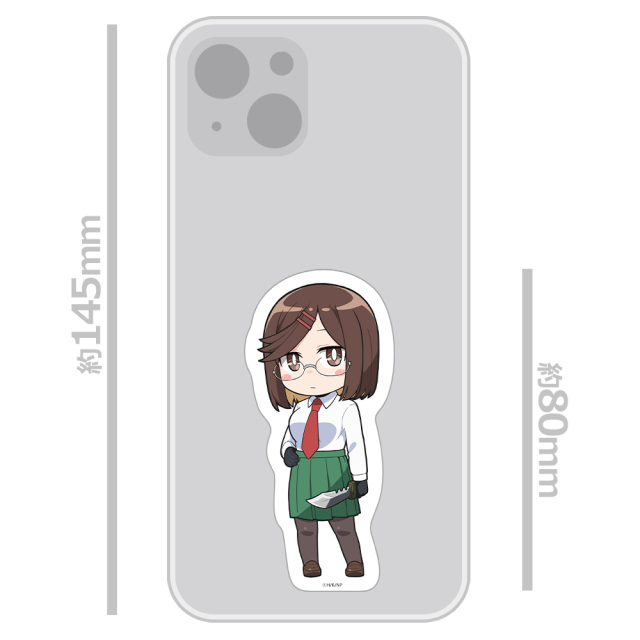 忍者と殺し屋のふたりぐらし ダイカットステッカー 古賀このは