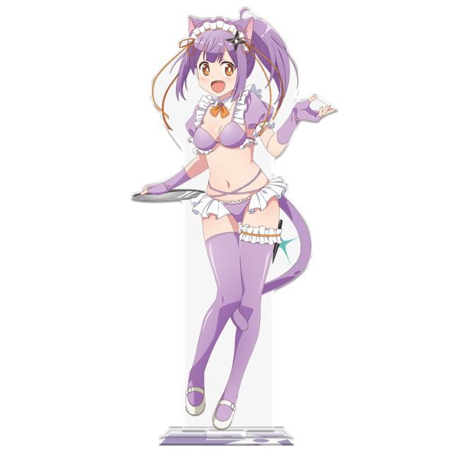 忍者と殺し屋のふたりぐらし BIGアクリルキャラスタンド 草隠さとこ 猫耳水着メイドver.【描き下ろし】