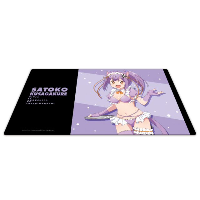 忍者と殺し屋のふたりぐらし キャラクターラバーマット 草隠さとこ 猫