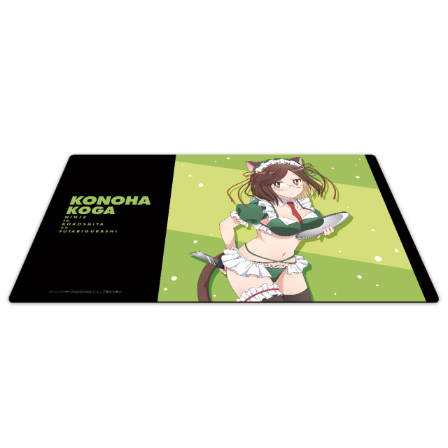 忍者と殺し屋のふたりぐらし キャラクターラバーマット 古賀このは 猫