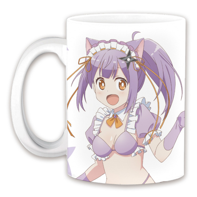 忍者と殺し屋のふたりぐらし マグカップ さとこ&このは 猫耳水着メイド