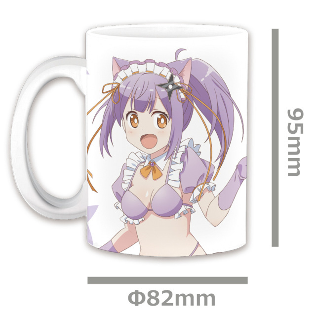 忍者と殺し屋のふたりぐらし マグカップ さとこ&このは 猫耳水着メイド