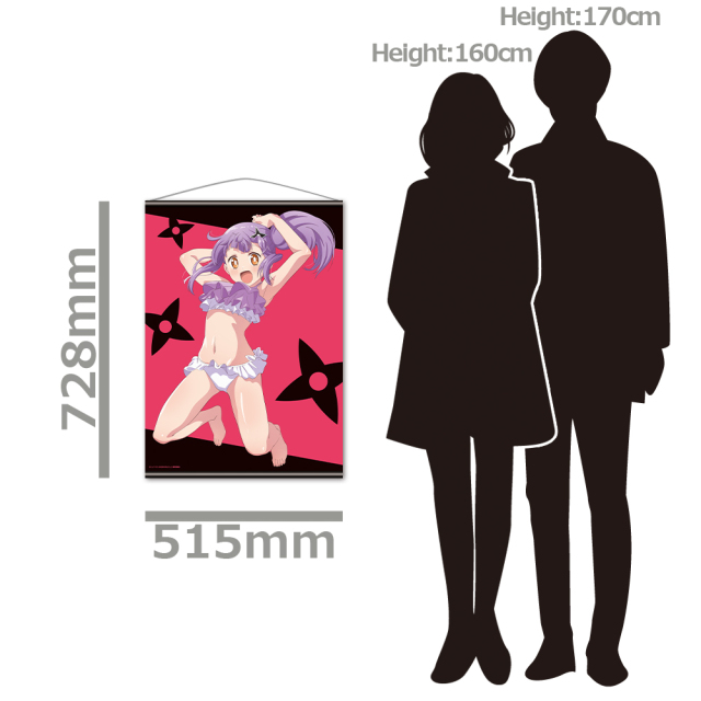 忍者と殺し屋のふたりぐらし B2タペストリー 草隠さとこ 水着ver.