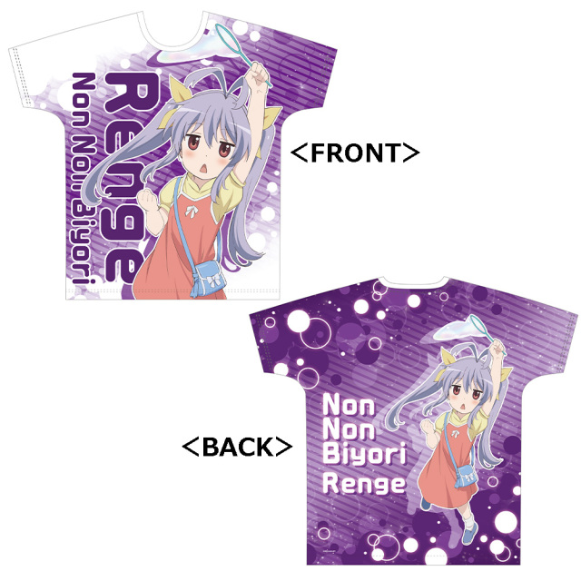 のんのんびより のんすとっぷ フルグラフィックTシャツ［宮内