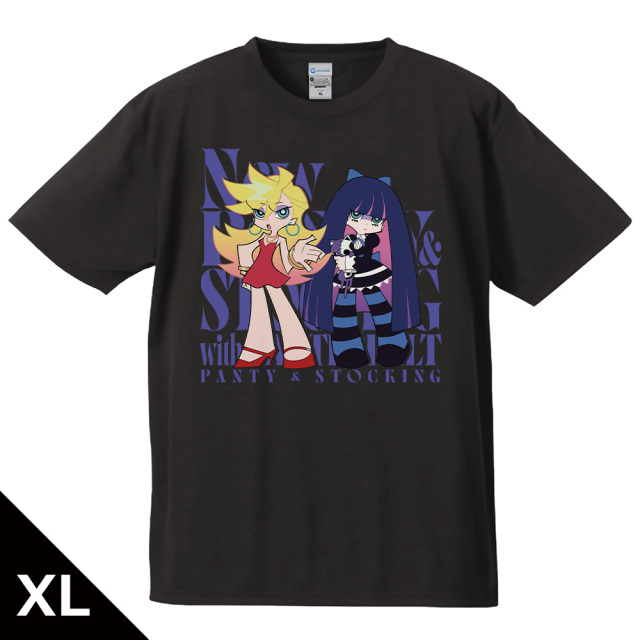 New PANTY & STOCKING with GARTERBELT Tシャツ パンティ&ストッキング XLサイズ