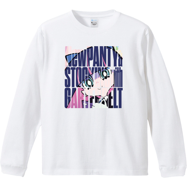 New PANTY & STOCKING with GARTERBELT リブ付ロングスリーブTシャツ