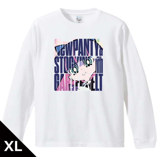 New PANTY & STOCKING with GARTERBELT リブ付ロングスリーブTシャツ ストッキング XLサイズ