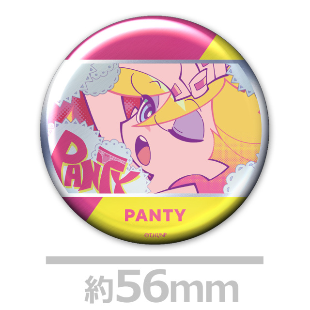 New PANTY & STOCKING with GARTERBELT メタリック缶バッジ2個セット