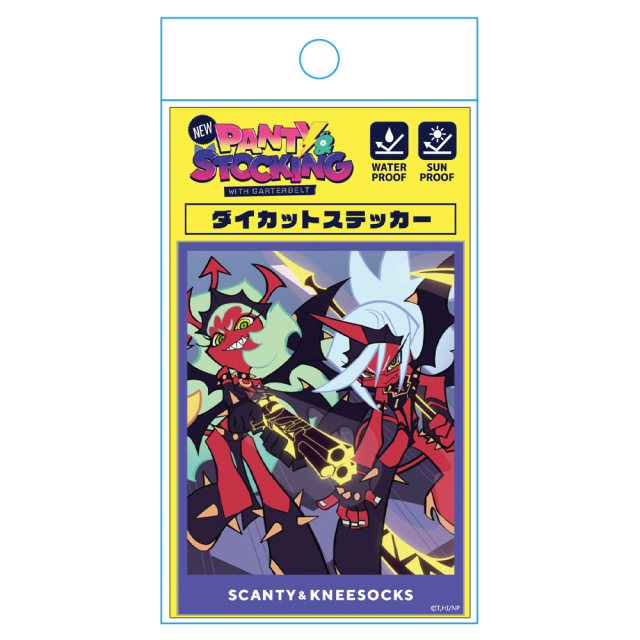 New PANTY & STOCKING with GARTERBELT ダイカットステッカー