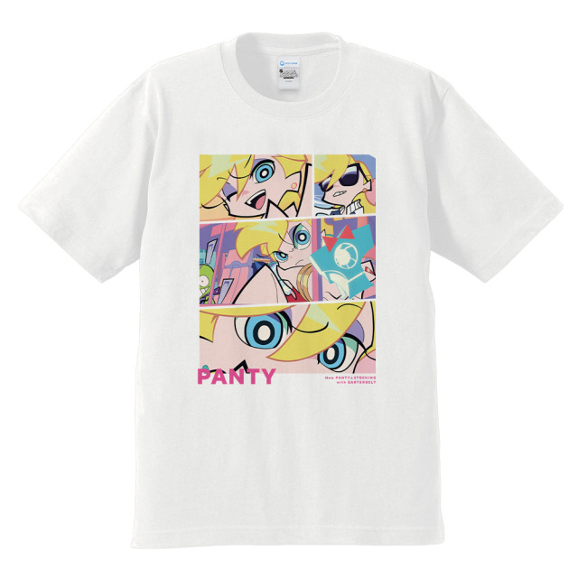 New PANTY & STOCKING FES パンティ賞 サイン入りTシャツ New PANTY & STOCKING with GARTERBELT Tシャツ パンティ Mサイズ