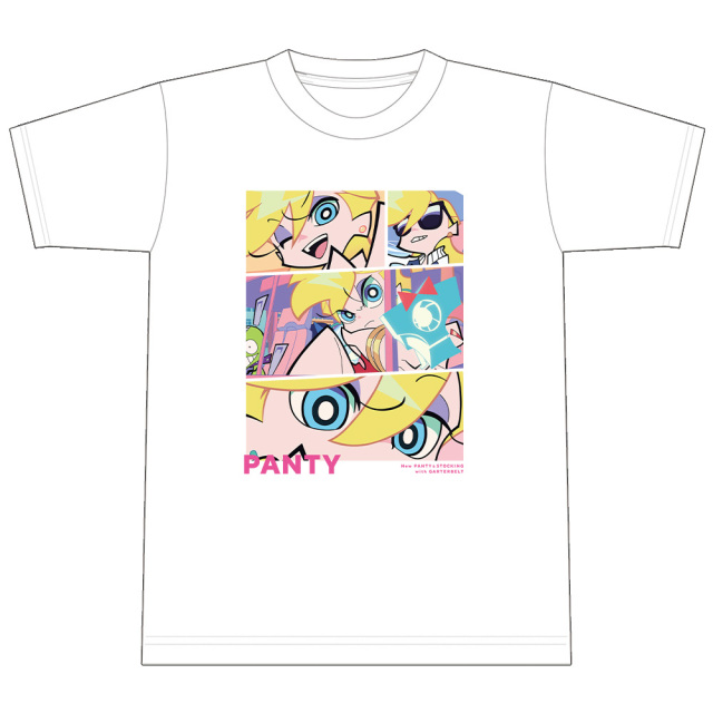STOCKING ＆ PANTY New サイン入りTシャツ パンティ賞 FES STOCKING & PANTY New with ティザービジュアル箔プリント GARTERBELT Tシャツ・アパレル