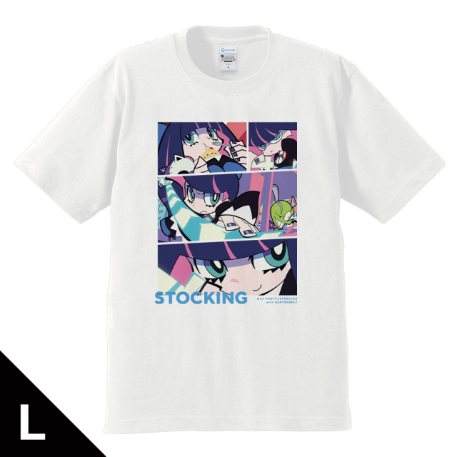 New PANTY & STOCKING with GARTERBELT Tシャツ ストッキング Lサイズ