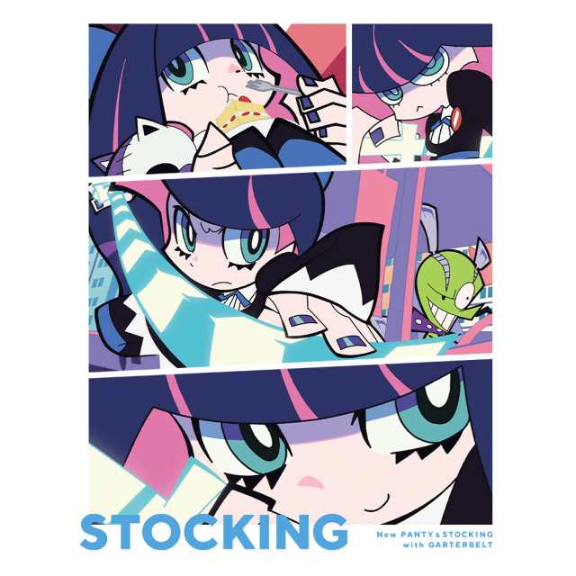 New PANTY & STOCKING with GARTERBELT Tシャツ ストッキング Lサイズ