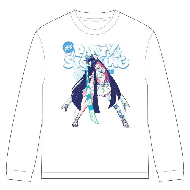 New PANTY & STOCKING with GARTERBELT リブ付ロングスリーブTシャツ