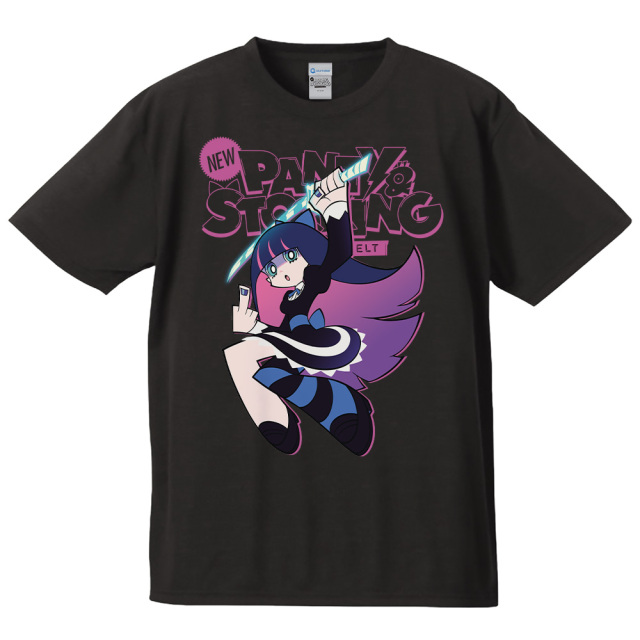 New PANTY & STOCKING with GARTERBELT Tシャツ ストッキング キー
