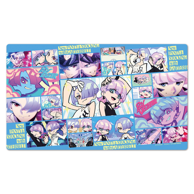 New PANTY & STOCKING with GARTERBELT キャラクターラバーマット ポリエステル&ポリウレタン 場面写ver.