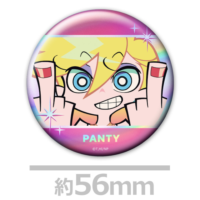 New PANTY & STOCKING with GARTERBELT ホログラム缶バッジ2個セット