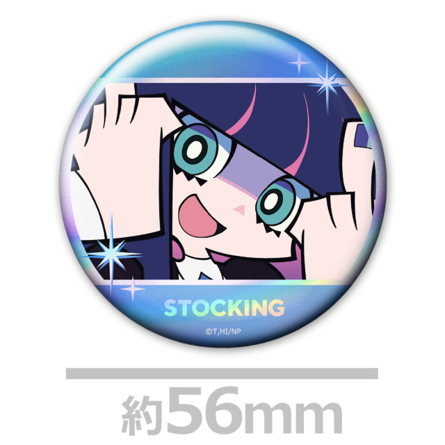 New PANTY & STOCKING with GARTERBELT ホログラム缶バッジ2個セット
