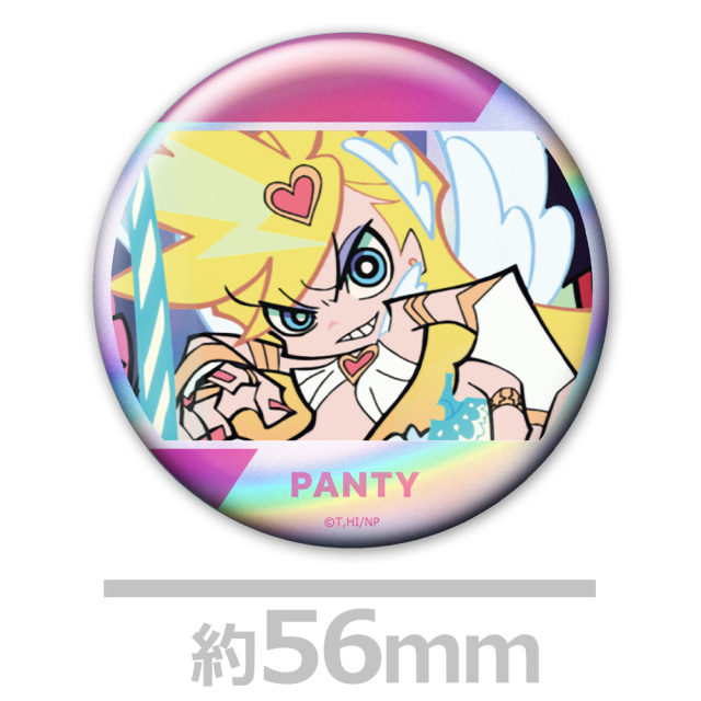 New PANTY & STOCKING with GARTERBELT ホログラム缶バッジ2個セット