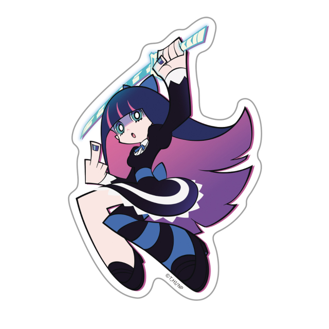 New PANTY & STOCKING with GARTERBELT ダイカットステッカー ストッキング キービジュアルver.