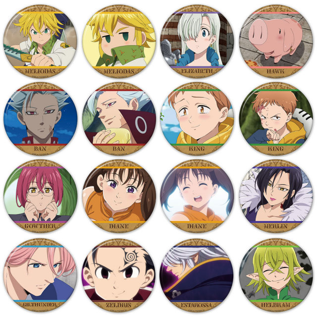 七つの大罪 戒めの復活 トレーディング缶バッジ Box