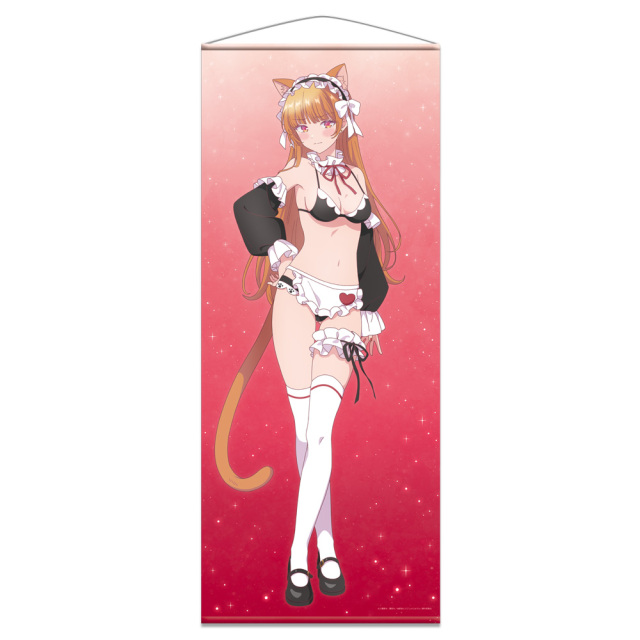 幼馴染とはラブコメにならない ほぼ等身大タペストリー 火威 灯 猫耳水着メイドver.【描き下ろし】