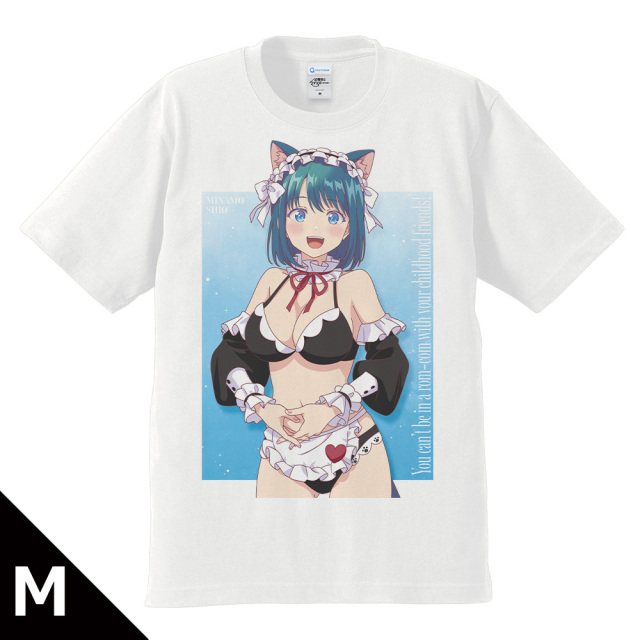 幼馴染とはラブコメにならない Tシャツ 水萌 汐 猫耳水着メイドver. M