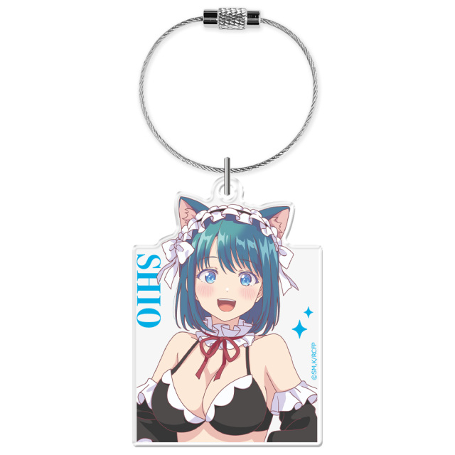 幼馴染とはラブコメにならない アクリルキーリング 水萌 汐 猫耳水着メイドver.【描き下ろし】