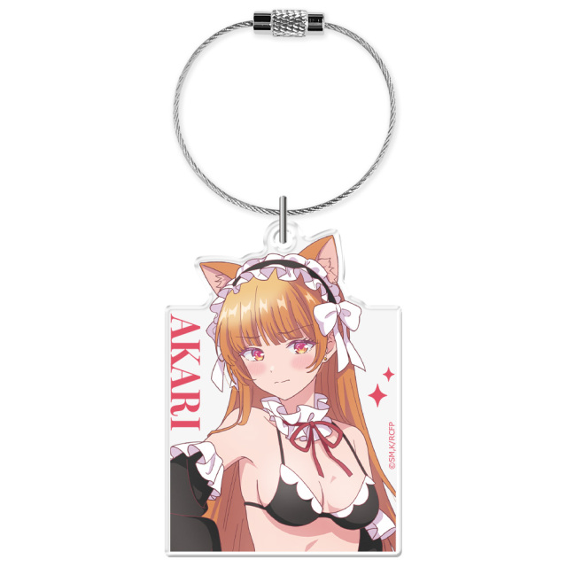 幼馴染とはラブコメにならない アクリルキーリング 火威 灯 猫耳水着メイドver.【描き下ろし】