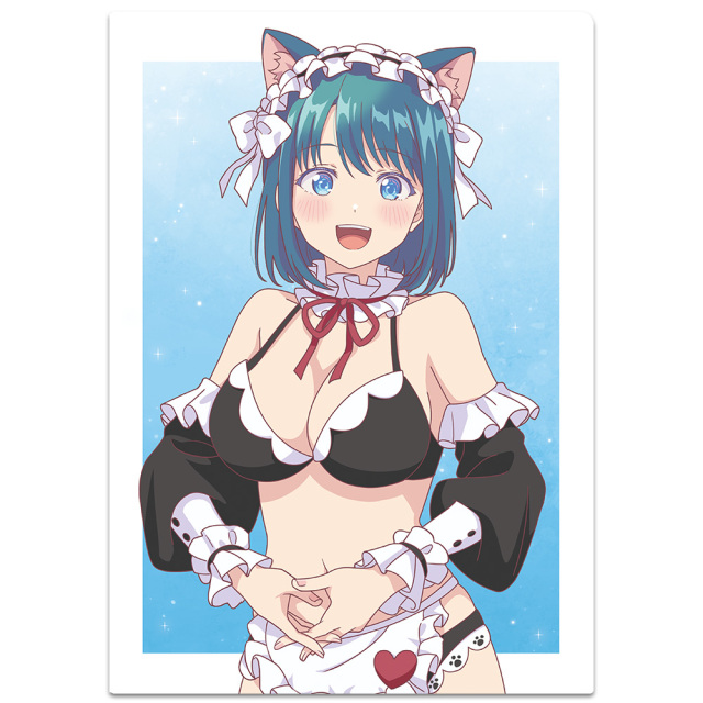 幼馴染とはラブコメにならない クリアファイル 水萌 汐 猫耳水着メイド