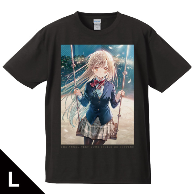お隣の天使様にいつの間にか駄目人間にされていた件2 Tシャツ 椎名真昼 2期ビジュアル(1)ver. Lサイズ