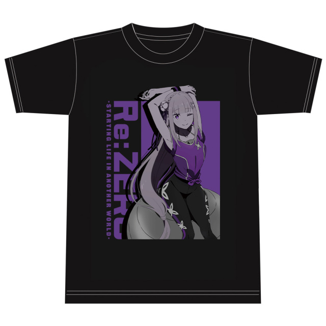 Re:ゼロから始める異世界生活 Tシャツ エミリア XLサイズ