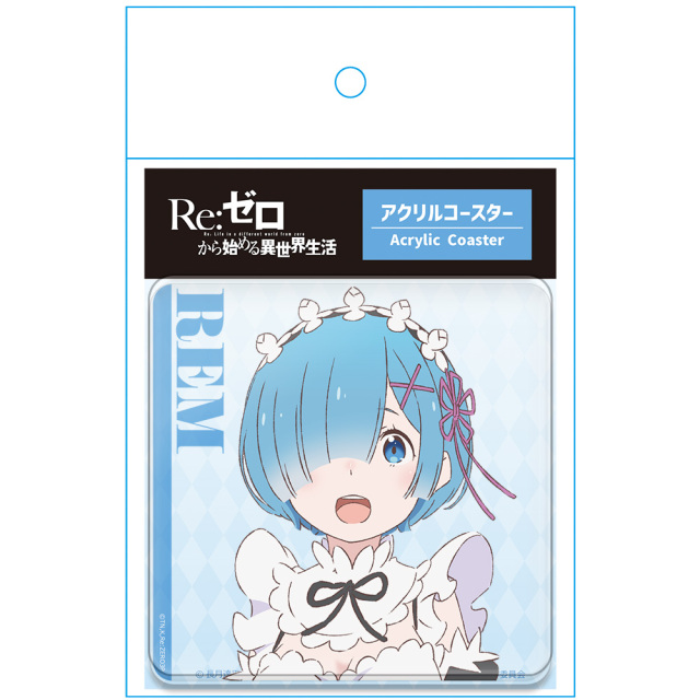 Re:ゼロから始める異世界生活グラッテコラボ★有償コースター★レム＆ラム Re:ゼロから始める異世界生活グラッテコラボ☆有償コースター