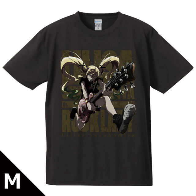 TVアニメ『ロックは淑女の嗜みでして』 Tシャツ 鈴ノ宮りりさ ロック