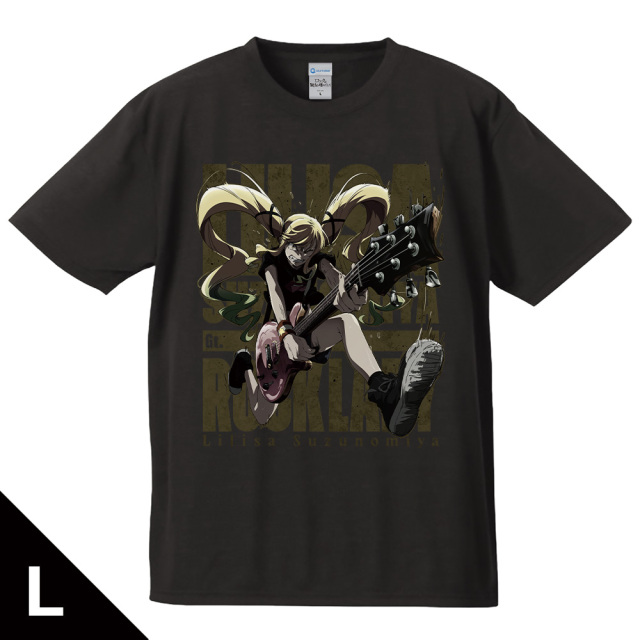 TVアニメ『ロックは淑女の嗜みでして』 Tシャツ 鈴ノ宮りりさ ロックver. Lサイズ