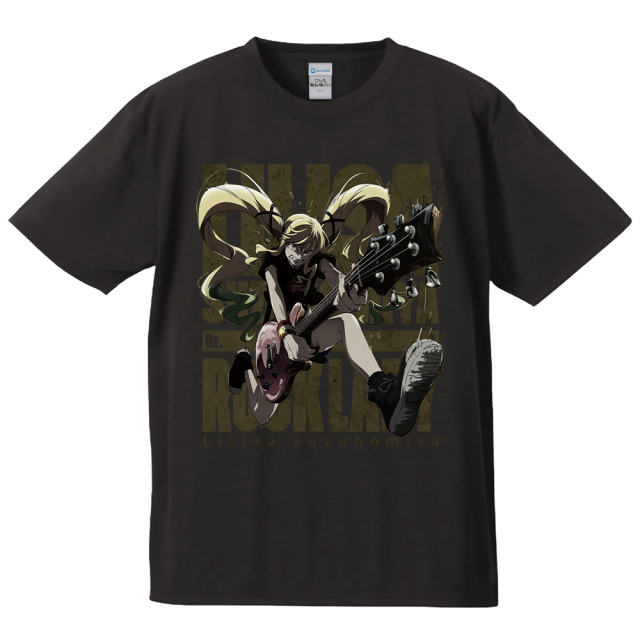 TVアニメ『ロックは淑女の嗜みでして』 Tシャツ 鈴ノ宮りりさ ロック