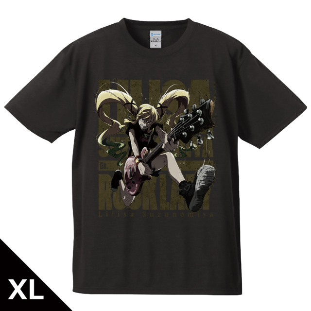 TVアニメ『ロックは淑女の嗜みでして』 Tシャツ 鈴ノ宮りりさ ロック