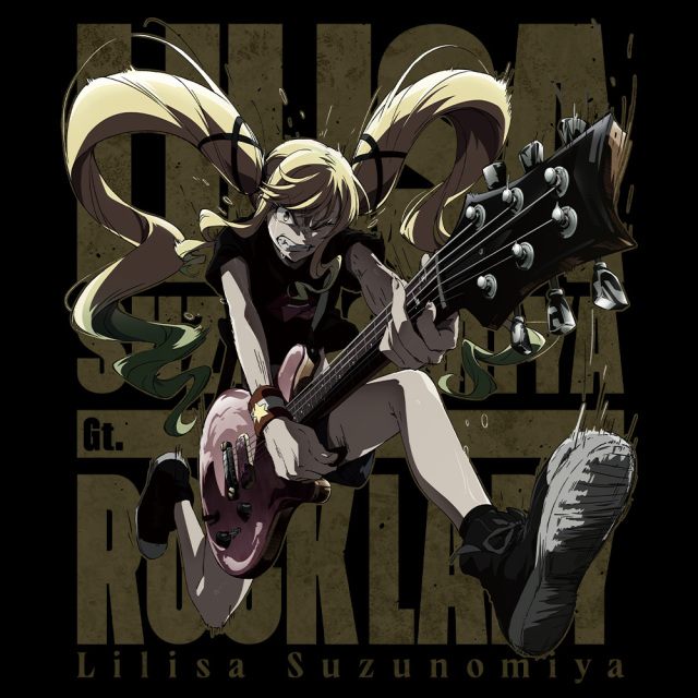 TVアニメ『ロックは淑女の嗜みでして』 Tシャツ 鈴ノ宮りりさ ロック