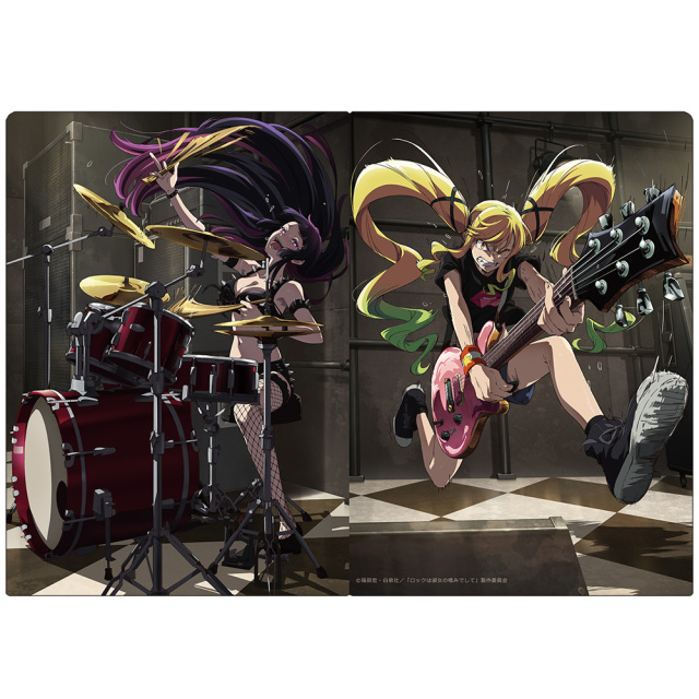 TVアニメ『ロックは淑女の嗜みでして』 クリアファイル りりさ&音羽