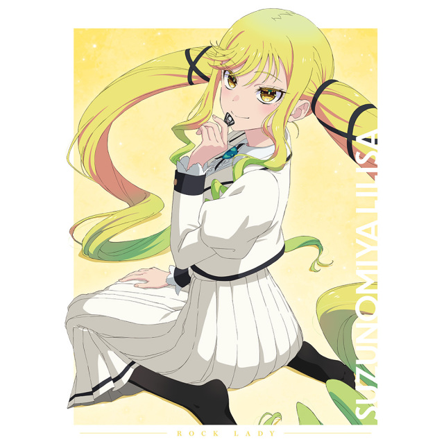 TVアニメ『ロックは淑女の嗜みでして』 Tシャツ 鈴ノ宮りりさ Mサイズ