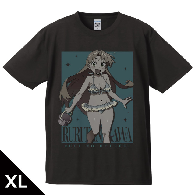 瑠璃の宝石 Tシャツ 谷川 瑠璃 水着ver. XLサイズ【描き下ろし】