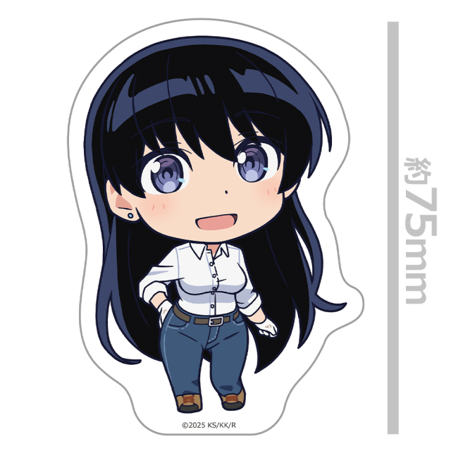 瑠璃の宝石 ダイカットステッカー 荒砥 凪 デフォルメver.