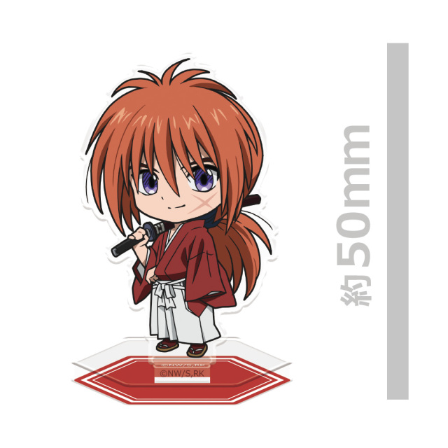 表紙イラスト アクリルスタンド るろうに剣心 3点 るろうに剣心－明治剣客浪漫譚－』のトレーディング 名場面