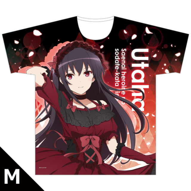 劇場版「冴えない彼女の育てかた Fine」 フルグラフィックTシャツ［霞ヶ丘詩羽］ Mサイズ【描き下ろし】